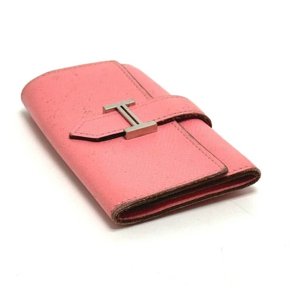 HERMES HHardware Bearn 4-Ring Key Case Epsom pink - Picture 3 of 10
